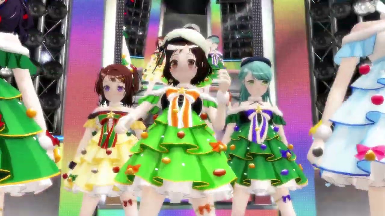 [MMD]  気まぐれメルシィ バンドリ