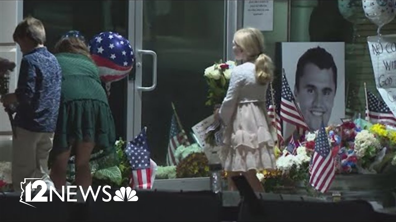Memorial for Charlie Kirk grows outside of Turning Point USA headquarters