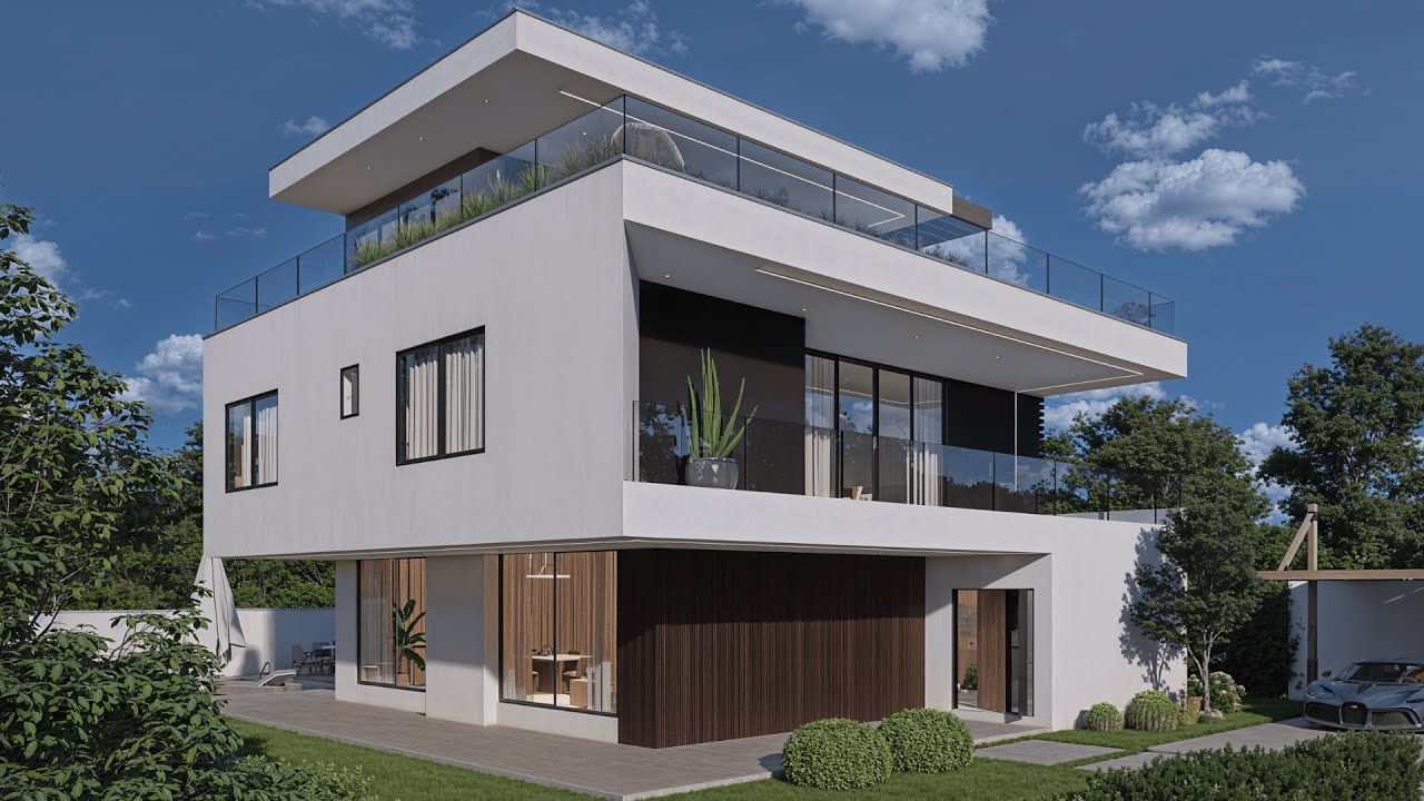 Luxury Modern House Design | 4 Bedroom | 270 sqm.