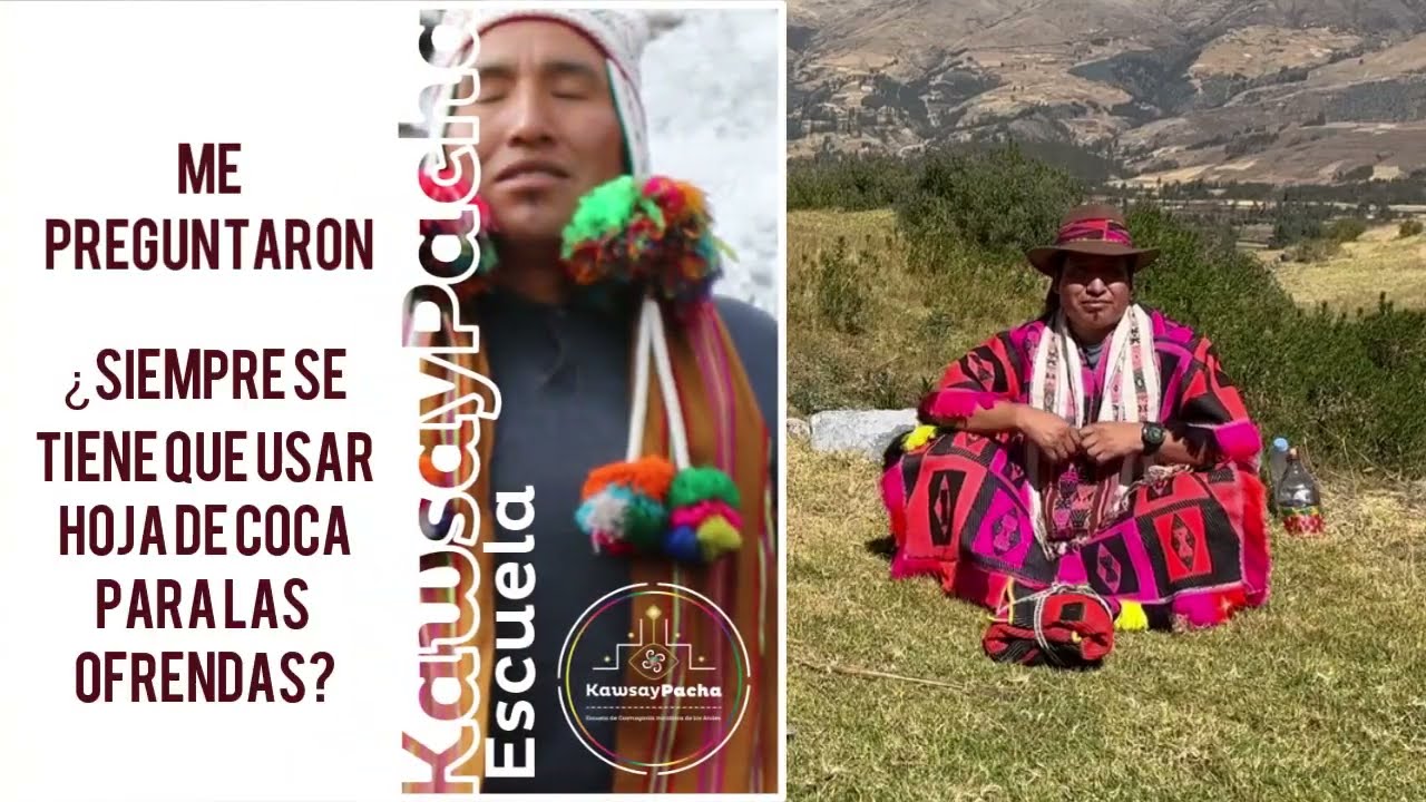 Nicolas Pauccar, me preguntaron ¿siempre se tiene que usar hoja de coca para las ofrendas?