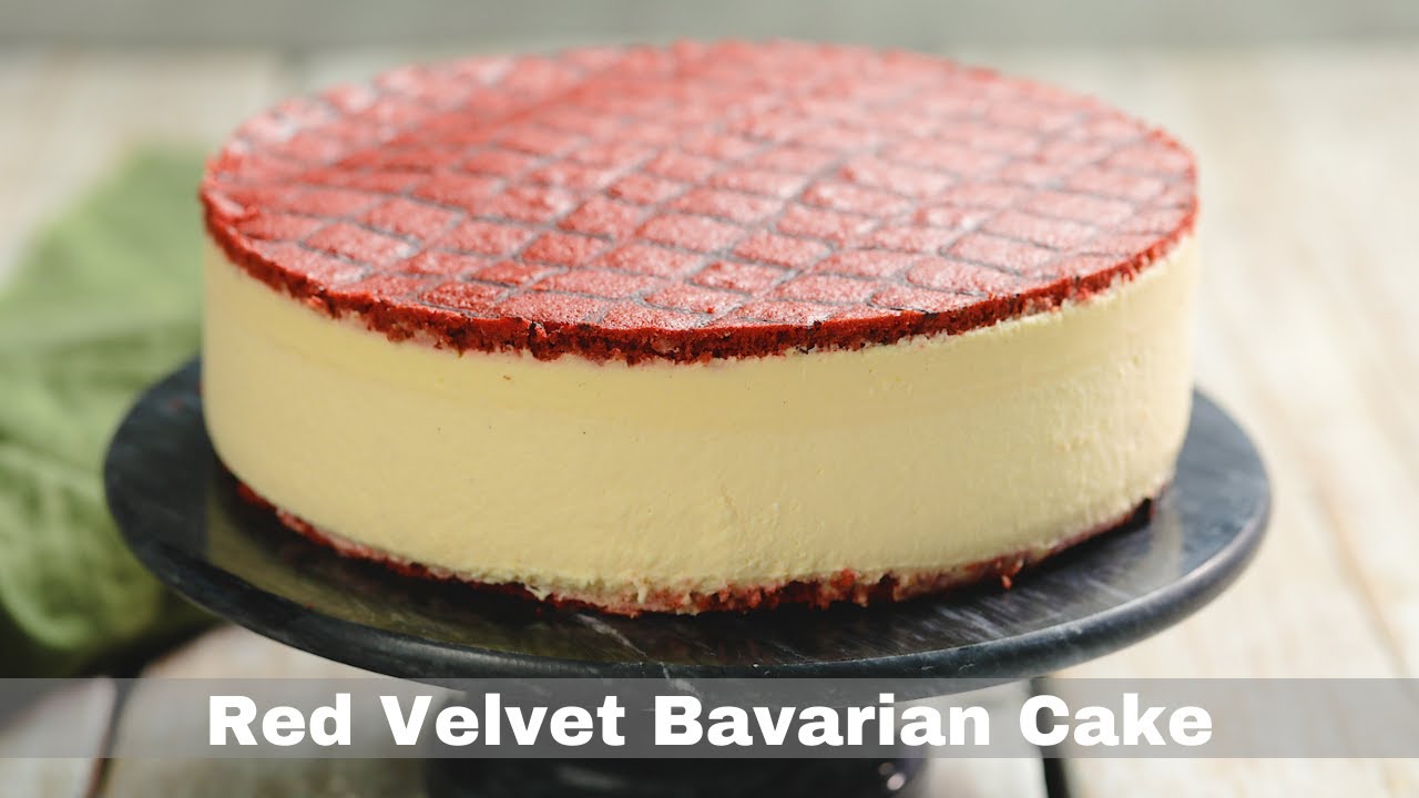 How To Make Yummiest Red Velvet Bavarian Cake Recipe