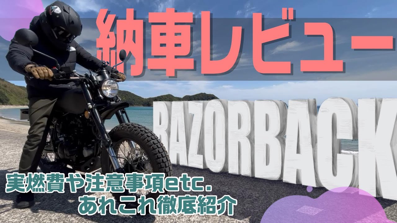 レイザーバック250納車レビュー！気になるマットのオフローダーを購入したので実燃費や注意事項などなど、あれこれ徹底紹介！