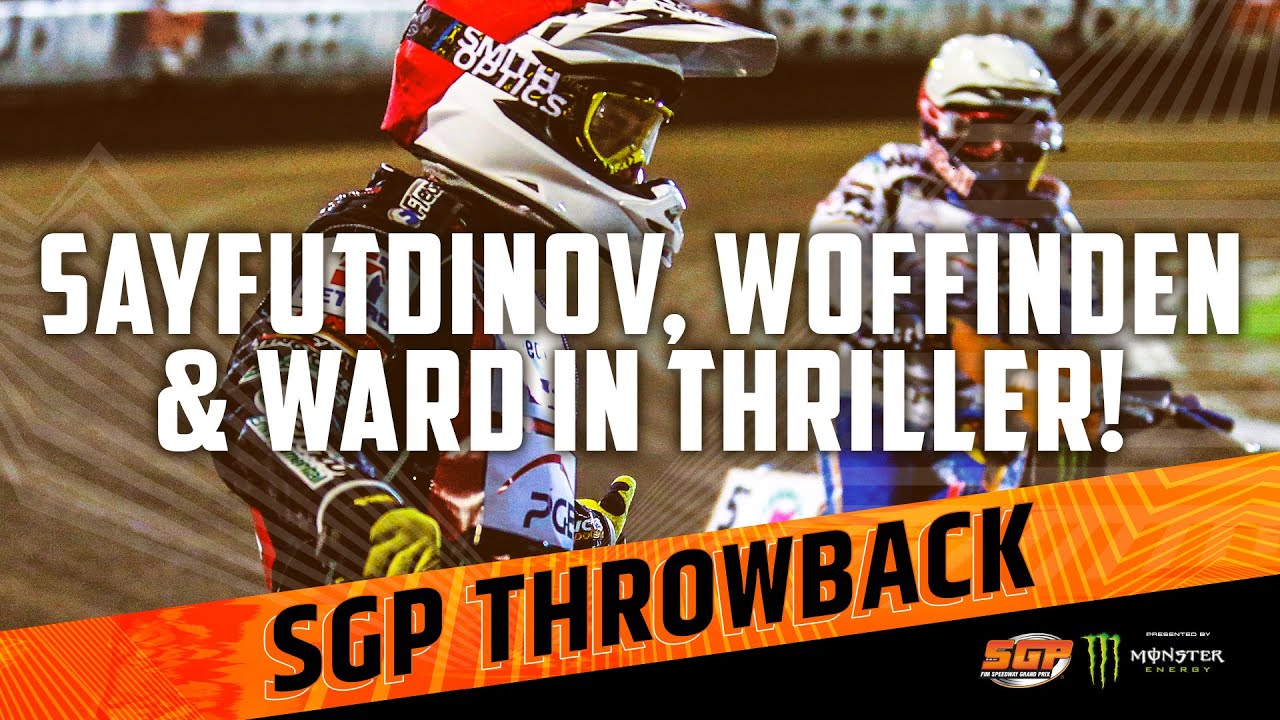 Sayfutdinov, Woffinden & Ward in THRILLER! 🔥 | SGP Throwback