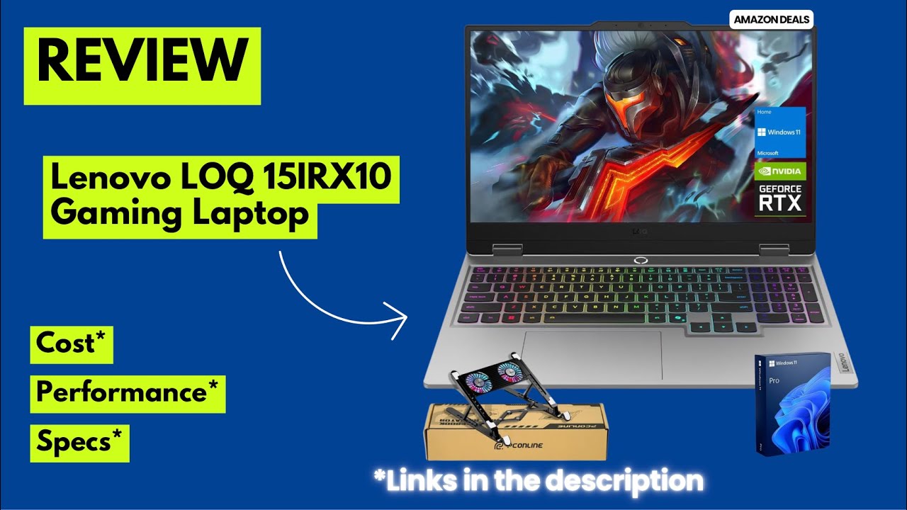 🔥 Lenovo LOQ 15IRX10 Gaming Laptop Review | RTX 5050  i5-13450HX = POWER BEAST! | 32GB RAM, 1TB SSD