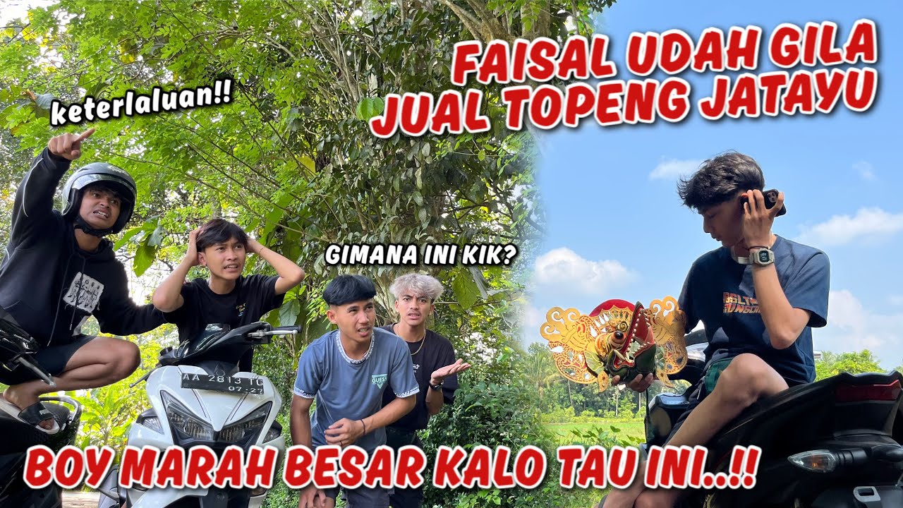 DIAM-DIAM MENJUAL TOPENG JATAYU !! Gawat Kalo Boy Sampai Tau,