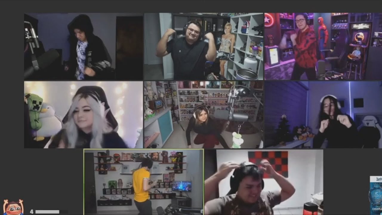 esos 4 x2 bailando no dijeron nada oscu