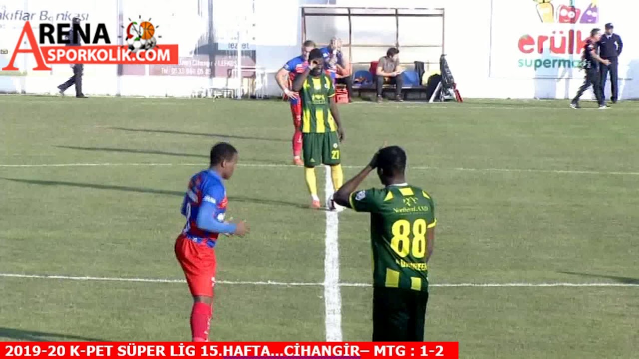 2019-20 K-PET SÜPER LİG 15.HAFTA...CİHANGİR–M.TÜRK GÜCÜ : 1-2