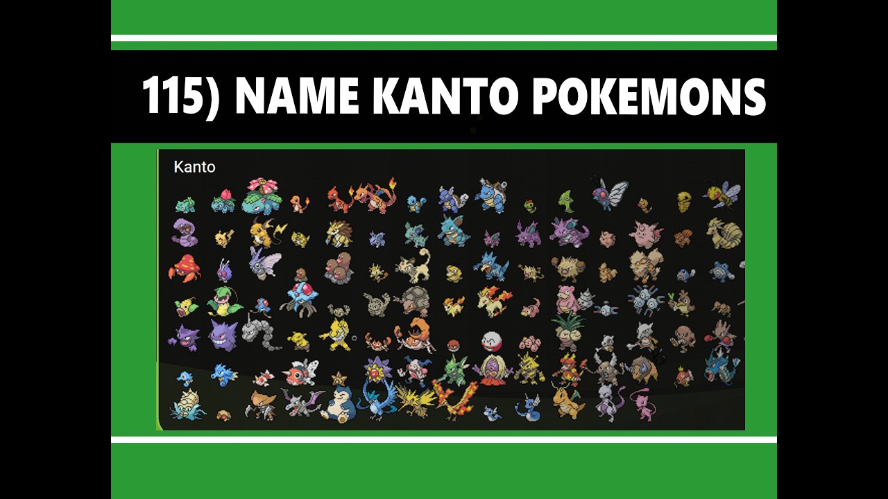 (Day 115) Naming all Kanto 151 Pokemon... beat my score....