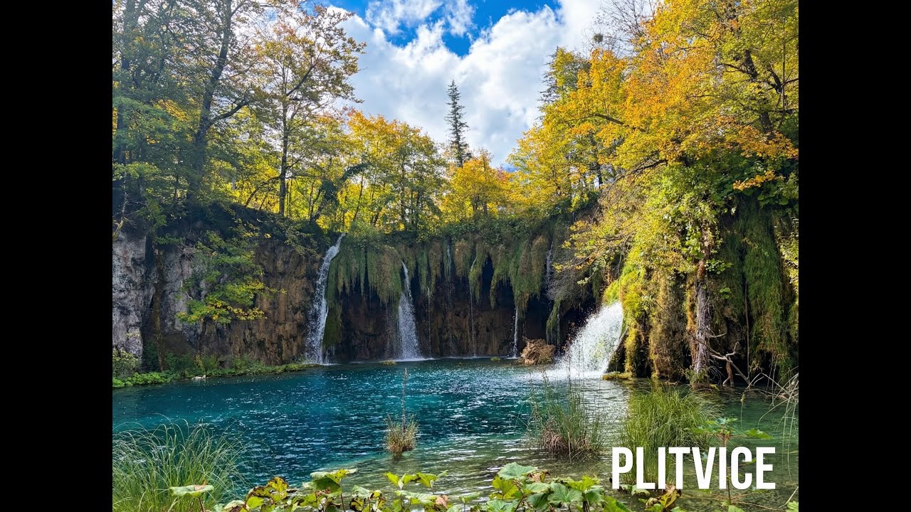 Peaceful Waterfall Sounds for Sleep & Study 🎧 Plitvice National Park