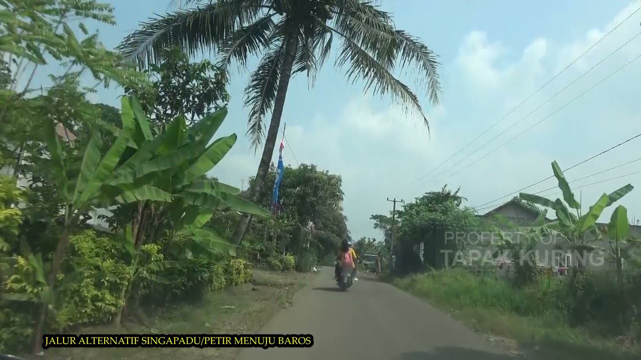 JALUR ALTERNATIF PETIR SINGAPADU MENUJU PASAR BAROS