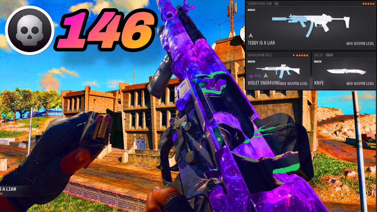 Warzone 4 - 146 KILLS w/ the #1 META C9 on REBIRTH ISLAND🏝️
