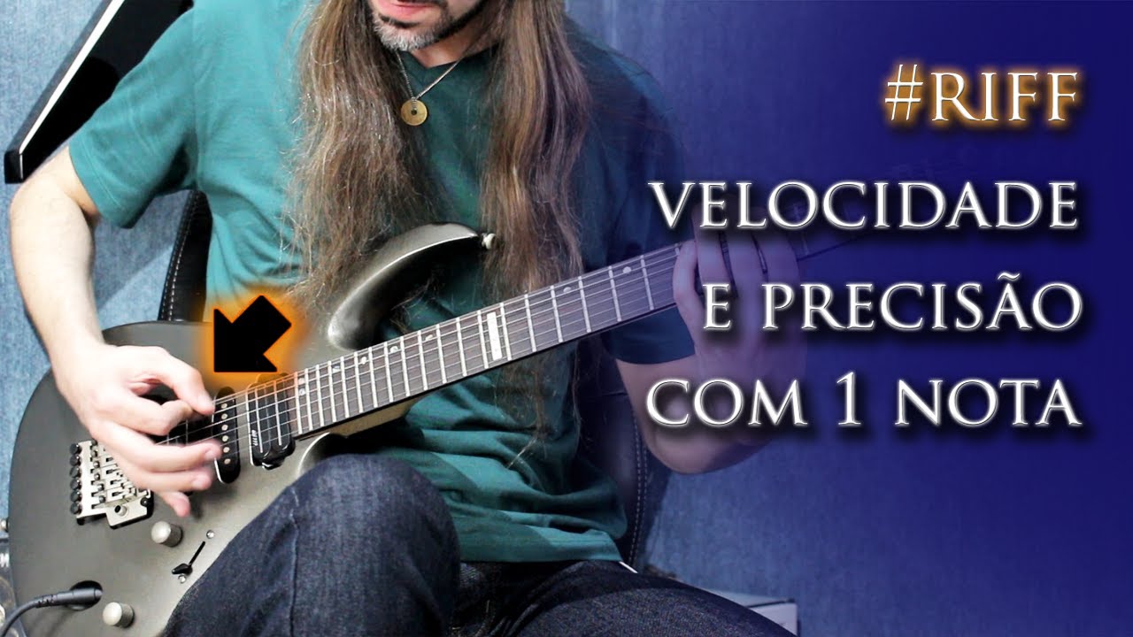 Ganhe Velocidade na Palheta com apenas 1 nota (PDF + Guitar Pro) | Guto Gabrelon