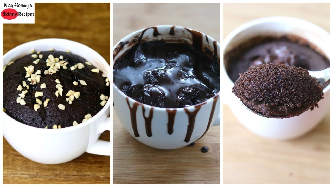 3 Healthy Mug Cake Recipes - No Oven Cake Recipes| Skinny Recipes