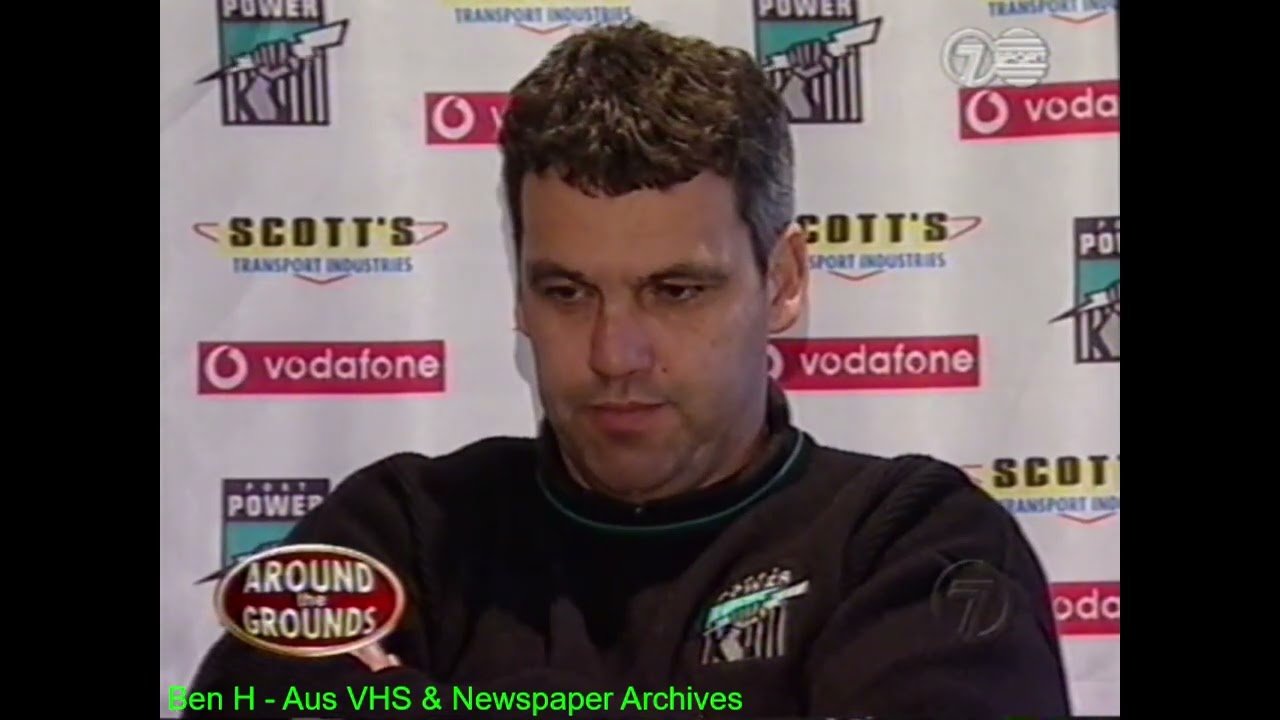 ANGRY Mark Williams press conference 1999 AFL coach