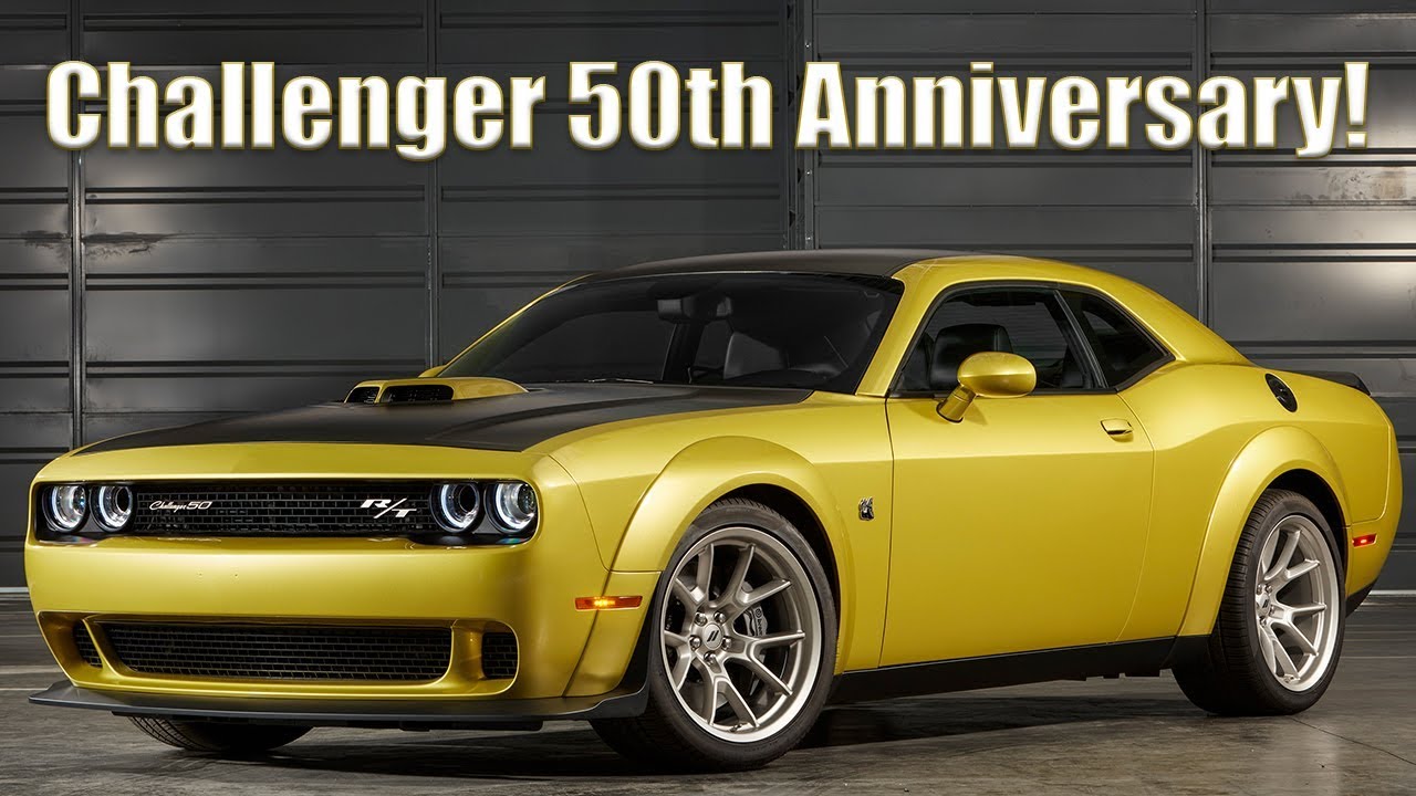 Meet the 2020 Dodge Challenger 50th Anniversary editions!