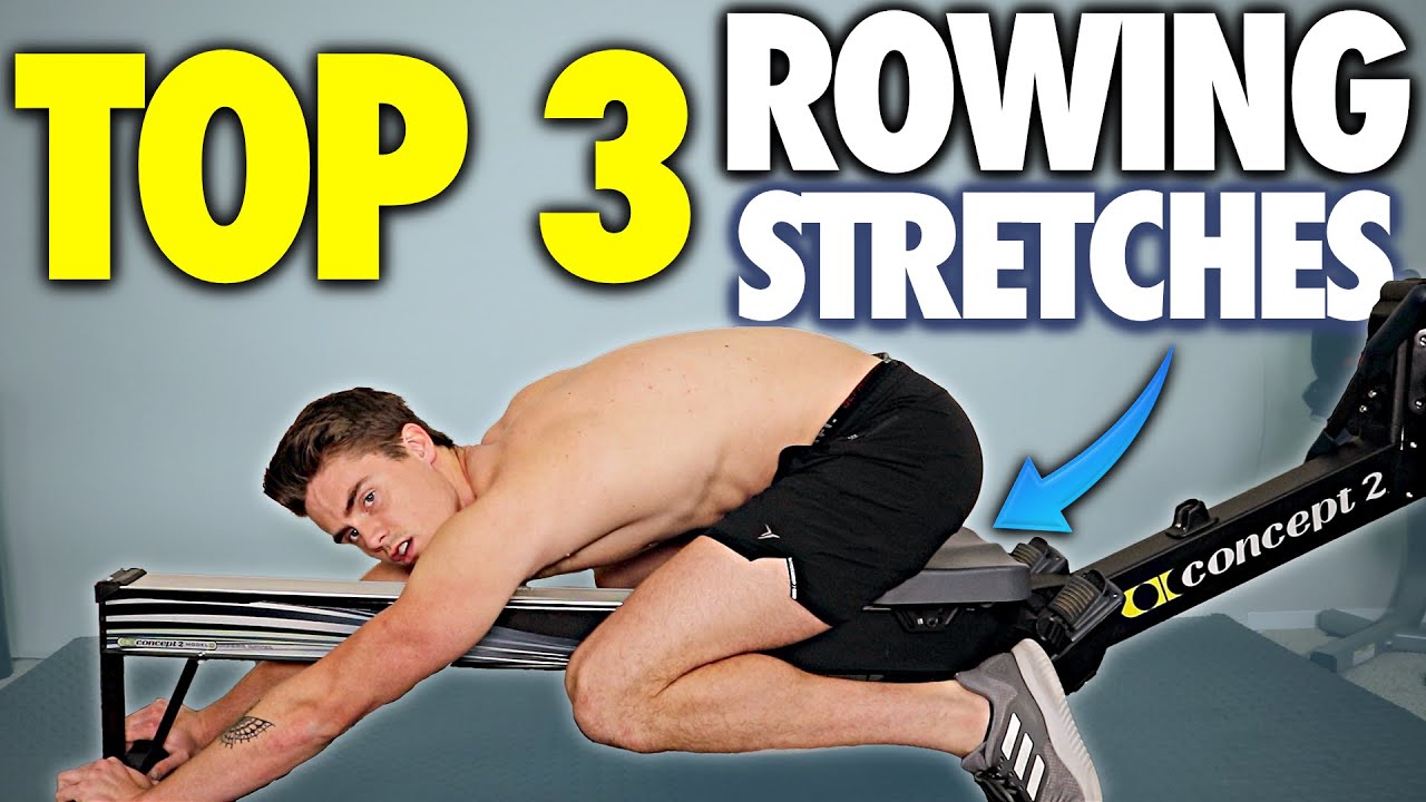 Rowing Machine: TOP 3 STRETCHES to Row Faster & Better