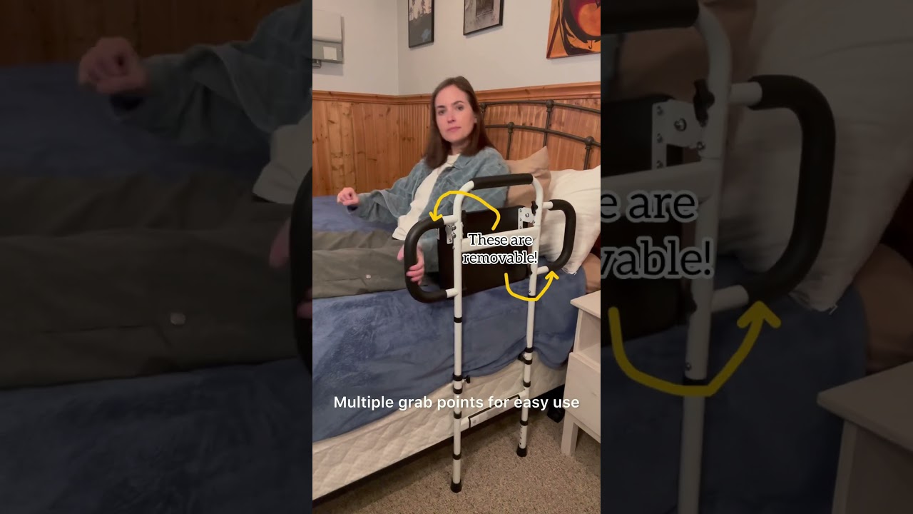 Bed Rail with Bonuses! #occupationaltherapist #homehealth