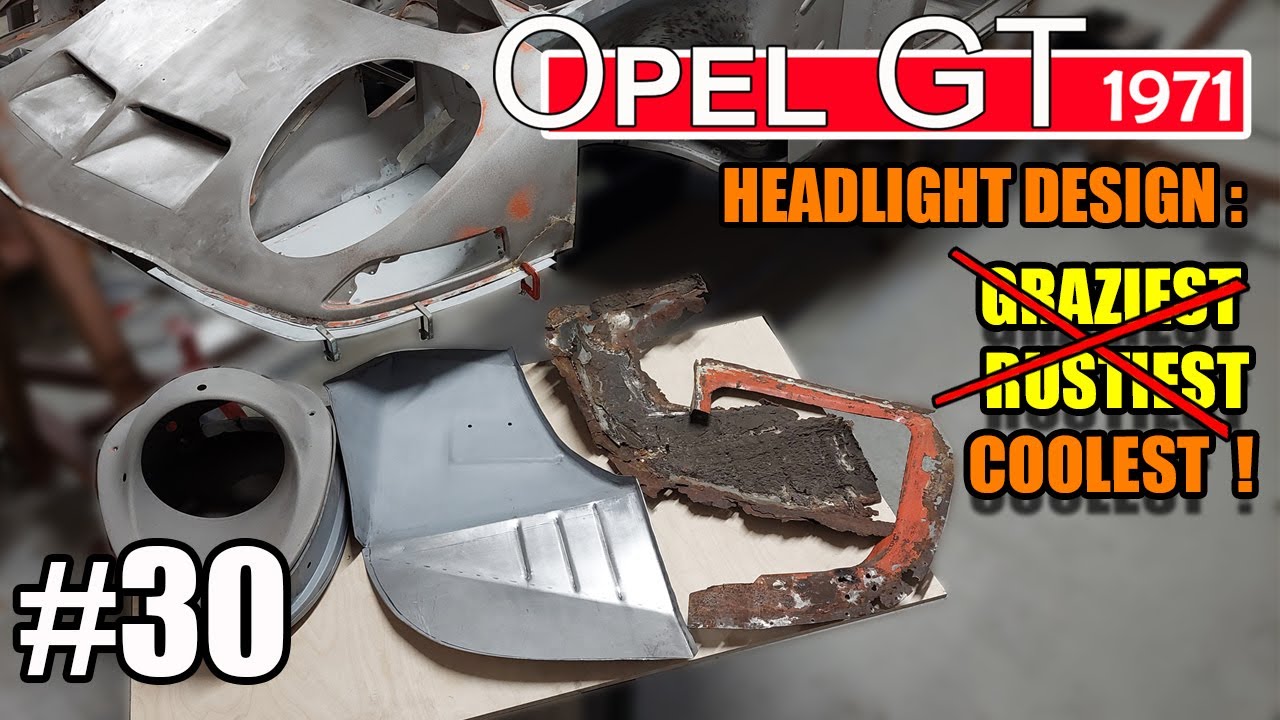 Absurd headlight design in Project Opel GT 1971 #30