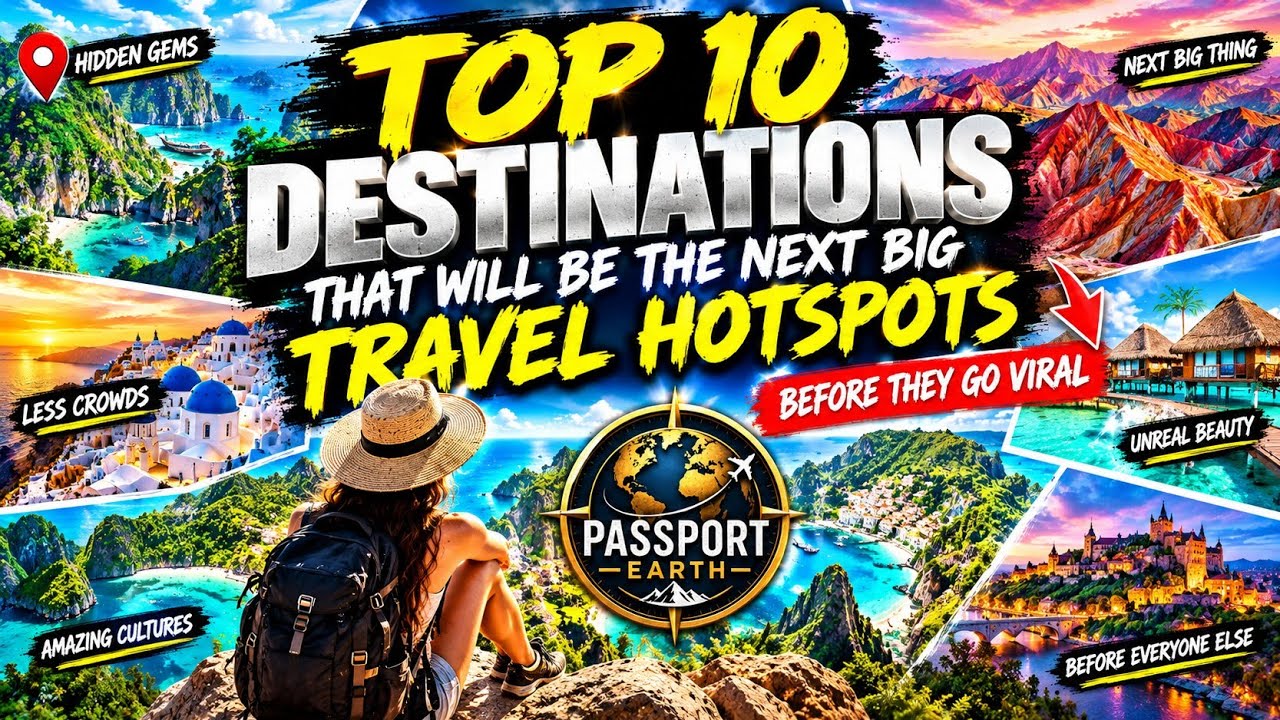 Top 10 Travel Destinations That Will Be the Next Big Travel Hotspot 🌍📈