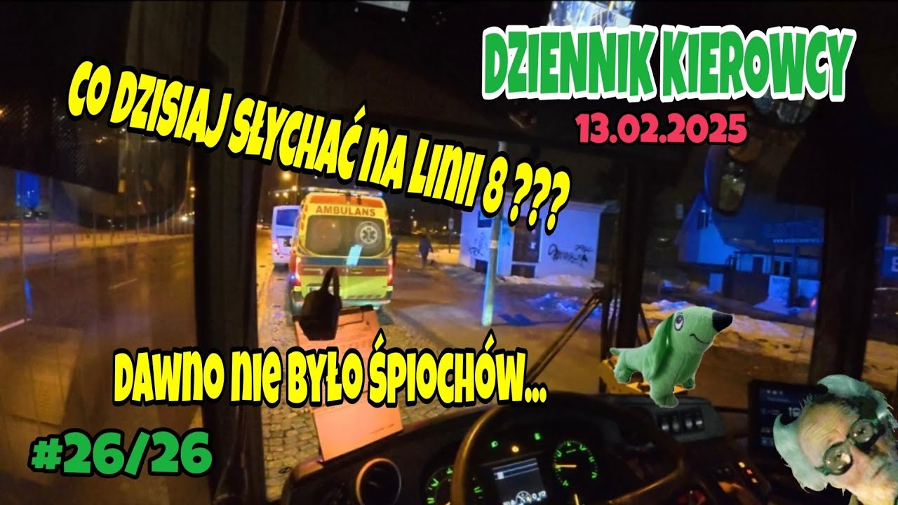13.02.2026 CO DZISIAJ SŁYCHAĆ NA LINII 8 ? DAWNO NIE BYŁO  SIOCHÓW...