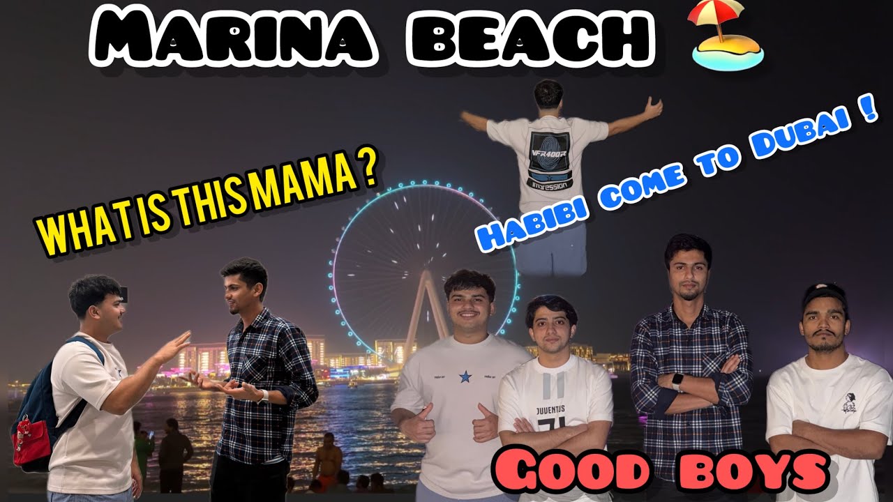Mama Vanjas Nighouts |8month paxi sangai khana khaiyo |Bidesh sajilo xa? | marina beach dubai 