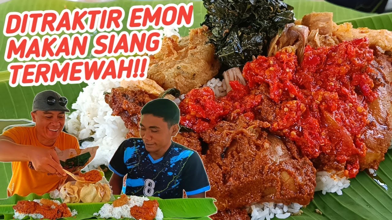 BUSET,,KEKENYANGAN!DITRAKTIR EMON MAKAN SIANG TERMEWAH!!