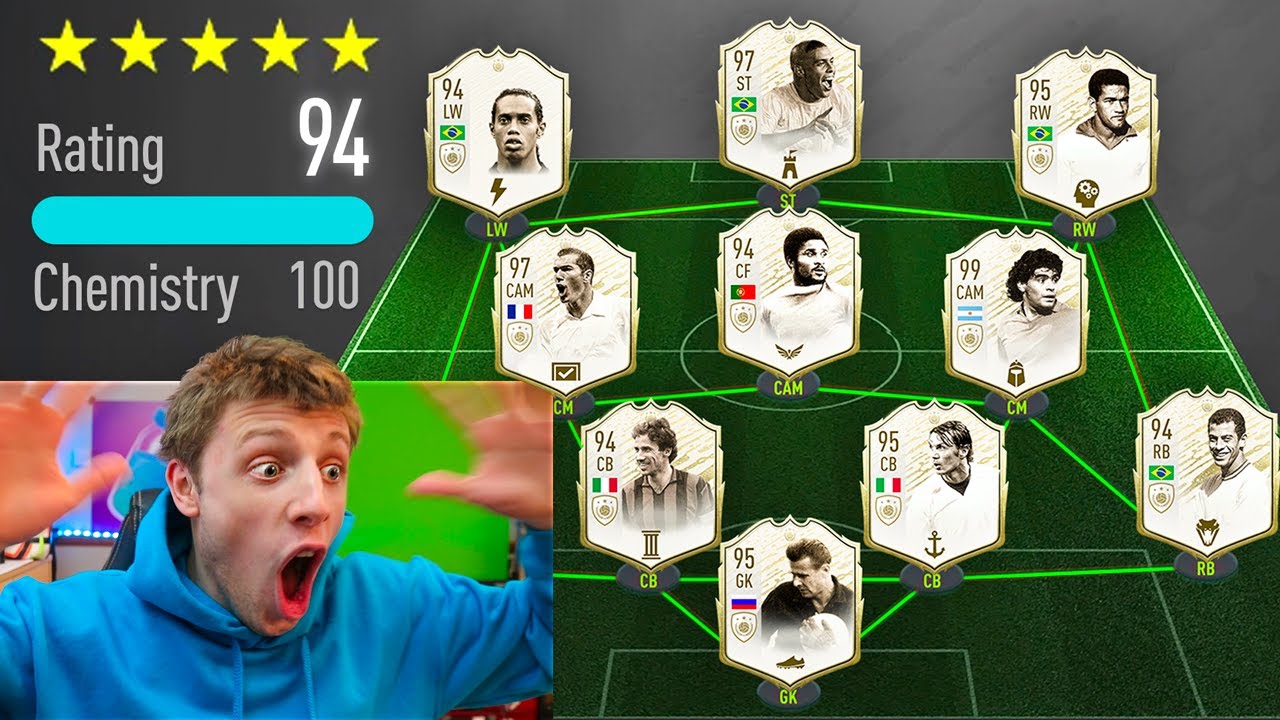 FULL PRIME ICON 194 RATED FUT DRAFT!!!! - FIFA 20