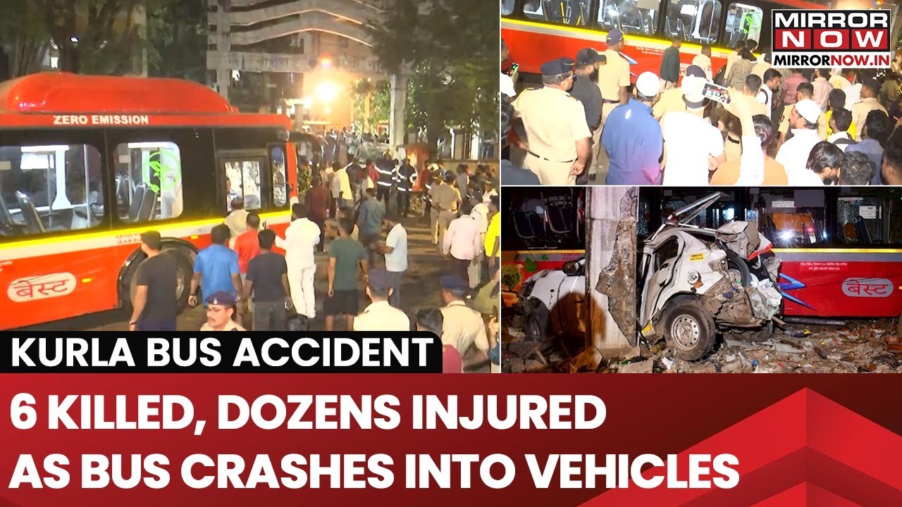 Kurla Bus Accident | BEST Bus Rams Into Vehicles, Market | 6 Dead, 49 Critically Injured | Mumbai