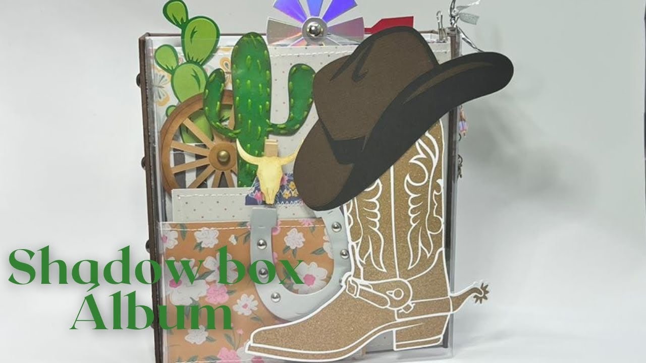 Shadow Box Álbum/Mishu Scrap Design Team