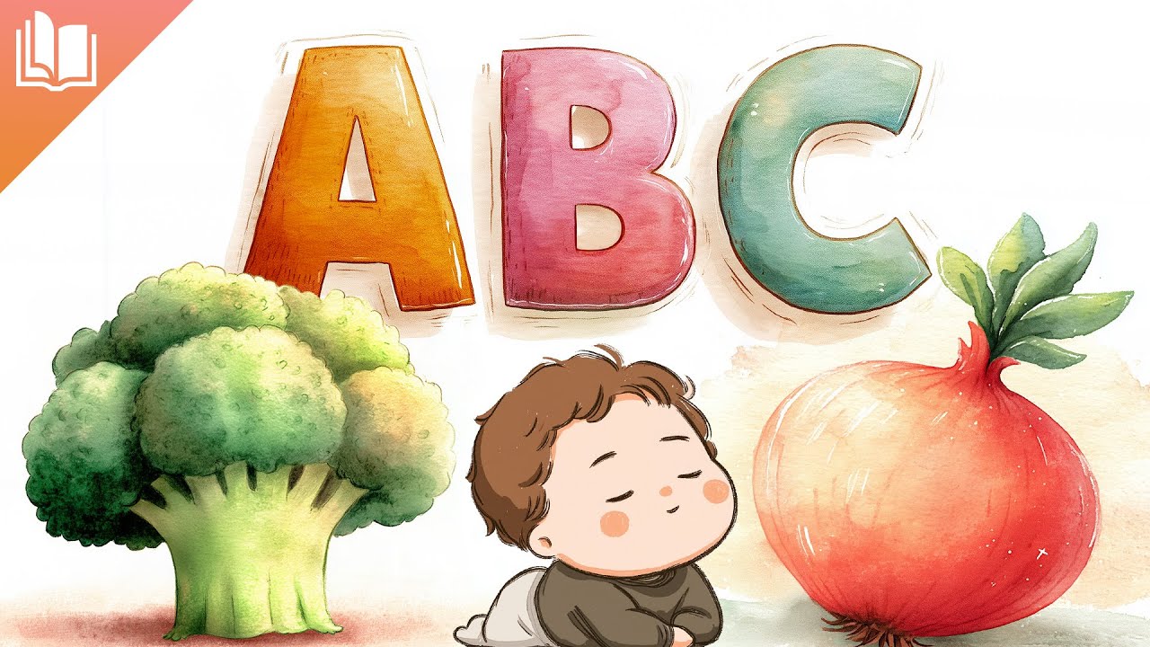 ABC with Vegetables 🥕🥦 Gentle A–Z Alphabet Learning for Kids | Sleepy Baby