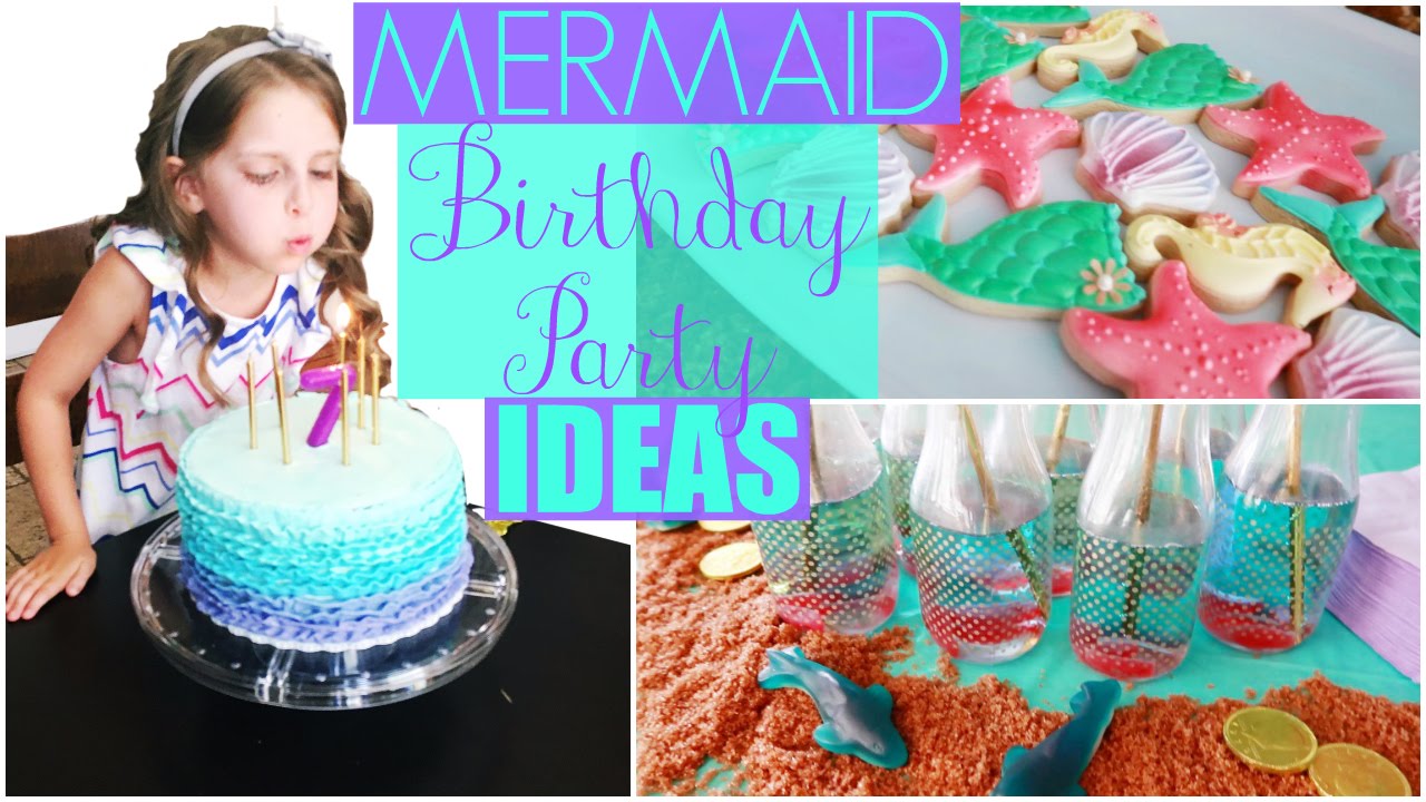 🐠Mermaid Birthday Party Ideas: Decorations, Cake, DIY & Games!