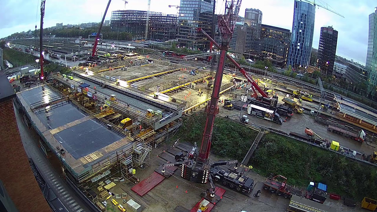 A10 Highway timelapse video in Amsterdam, Netherlands