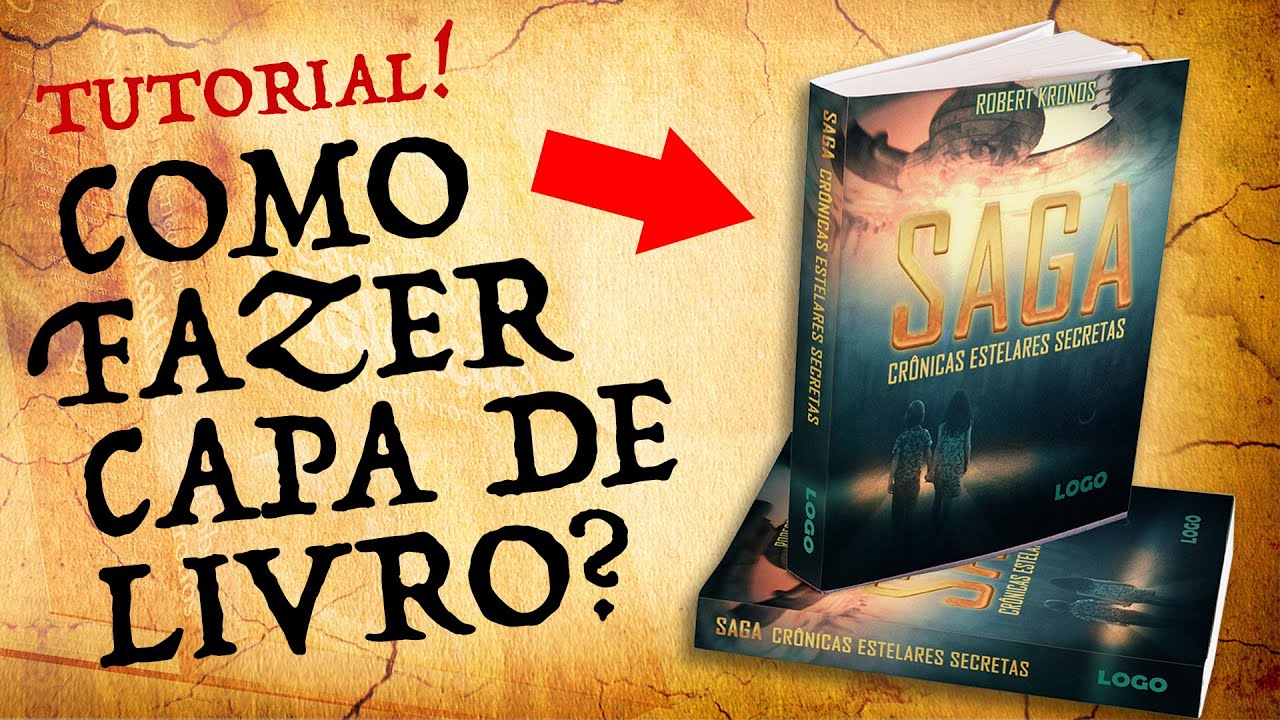 Como fazer uma CAPA DE LIVRO bem BONITA e PROFISSIONAL | DIY escritor: Passo-a-passo SIMPLES