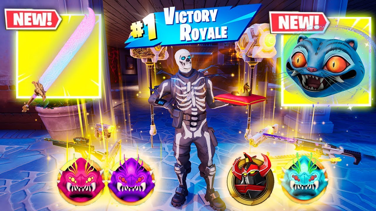 SKULL TROOPER vs 4 NEW MEDALLIONS & MYTHIC&rsquo;S CHALLENGE (NEW! Fortnite Chapter 6 Season 4)