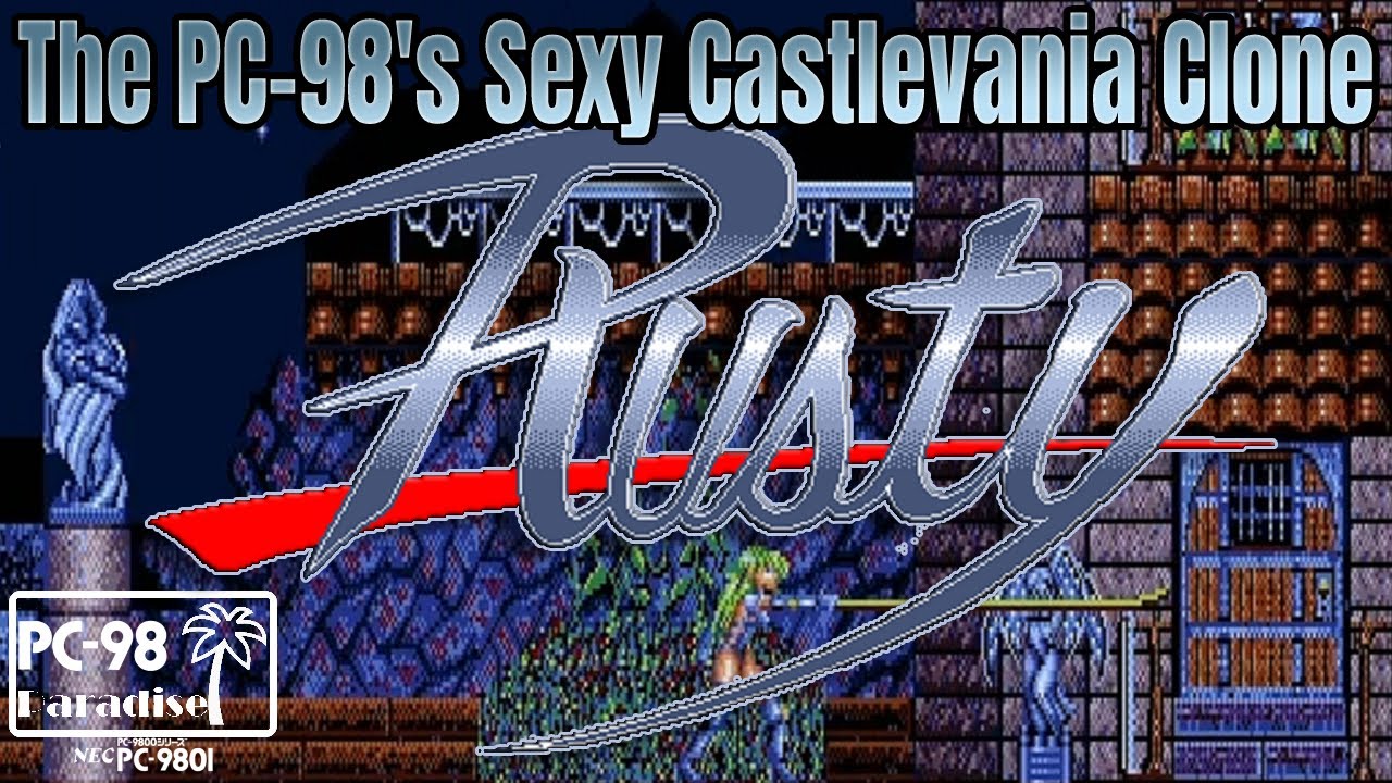 Rusty — сексуальный клон Castlevania для PC-98! (PC-98 Paradise) Недоступно на NES, SNES и Genesis!