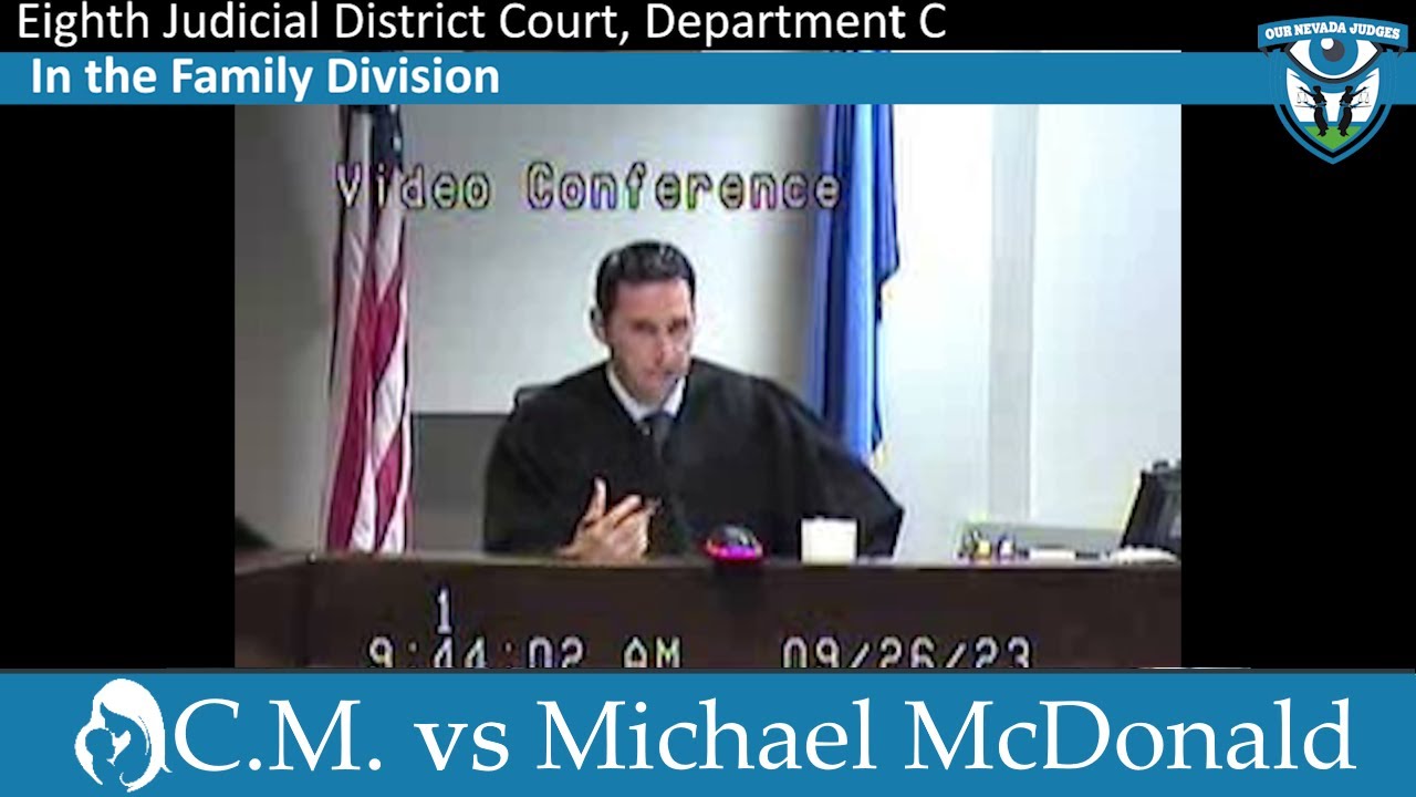 C.M., a Mother vs Michael McDonald, September 26, 2023