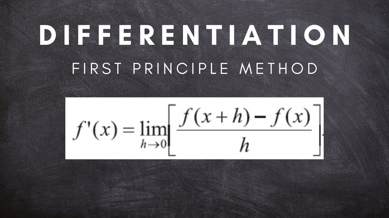 What is differentiation in calculus? How to differentiate any function? What is a formula?