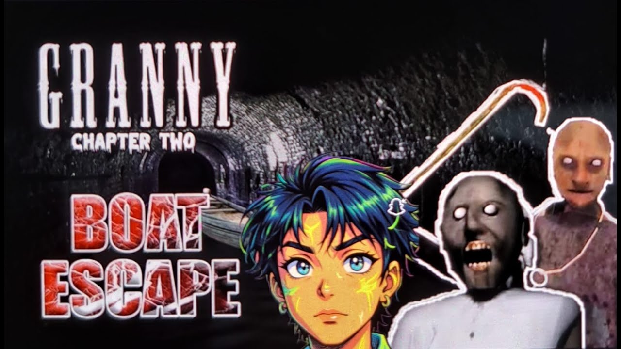 BOAT ESCAPE IN GRANNY & GRANDPA HOUSE | GRANNY CHAPTER 2 GAMEPLAY