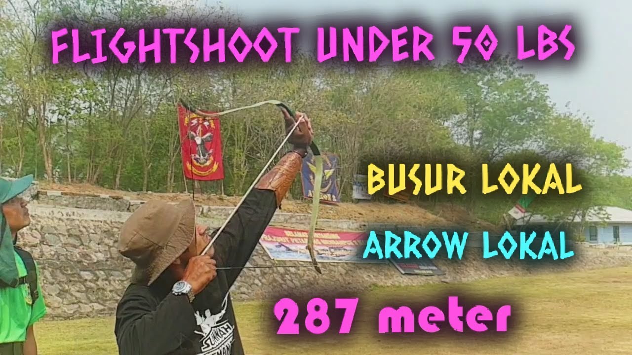 Flighshoot u 50lbs War of Arrow Surabaya 2019 ( Panahan Horsebow ) - Archery