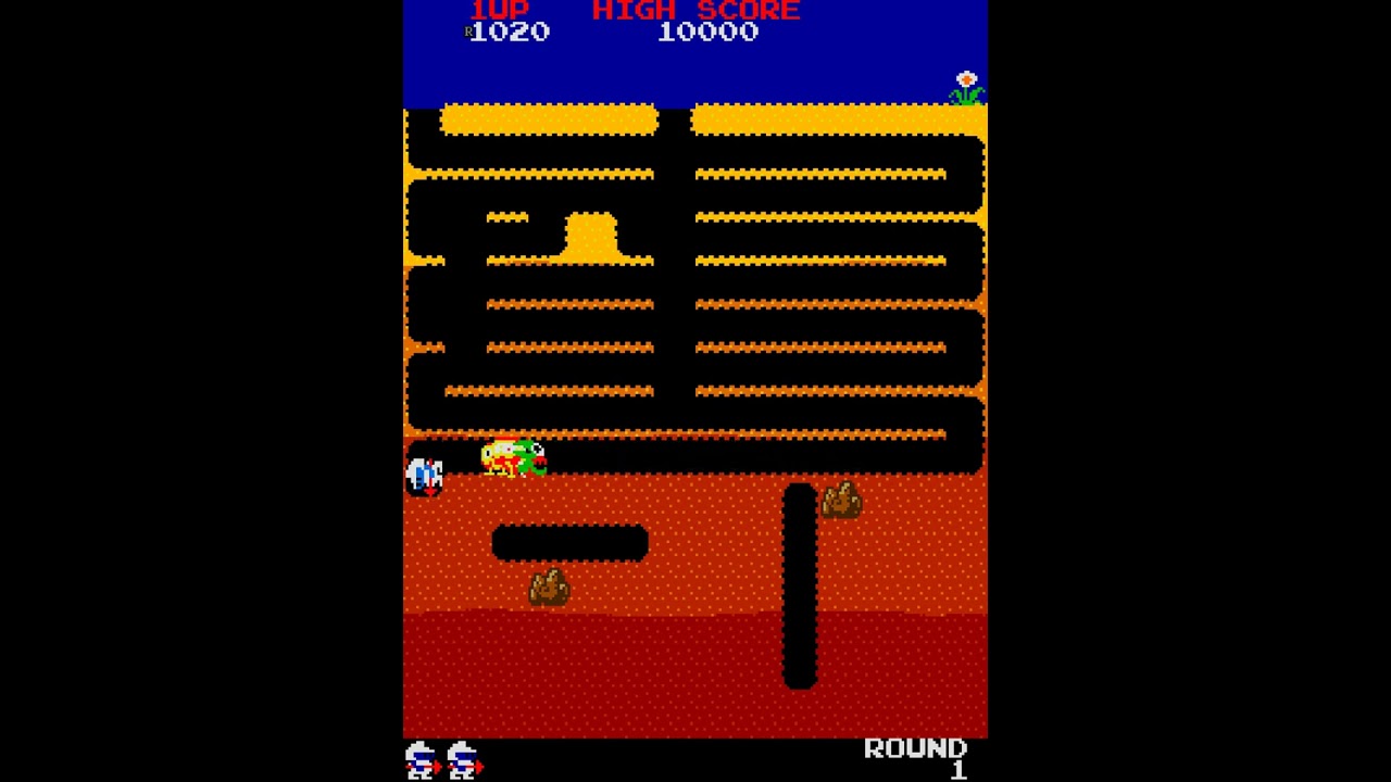 Dig Dug but the goal was misunderstood (TAS)