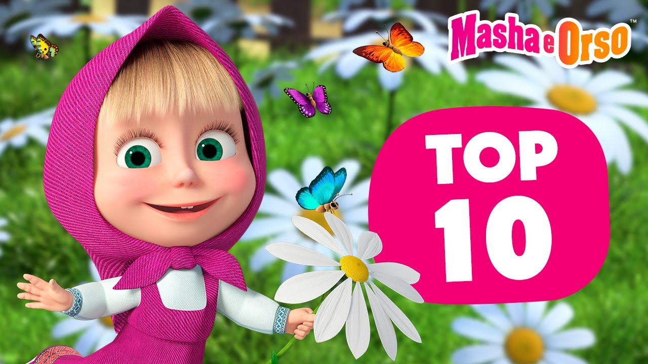 💥 Masha e Orso 🍒 Top-10 🐝 I migliori 10 episodi estivi 🏖👒 Cartoni animati per bambini 🐻