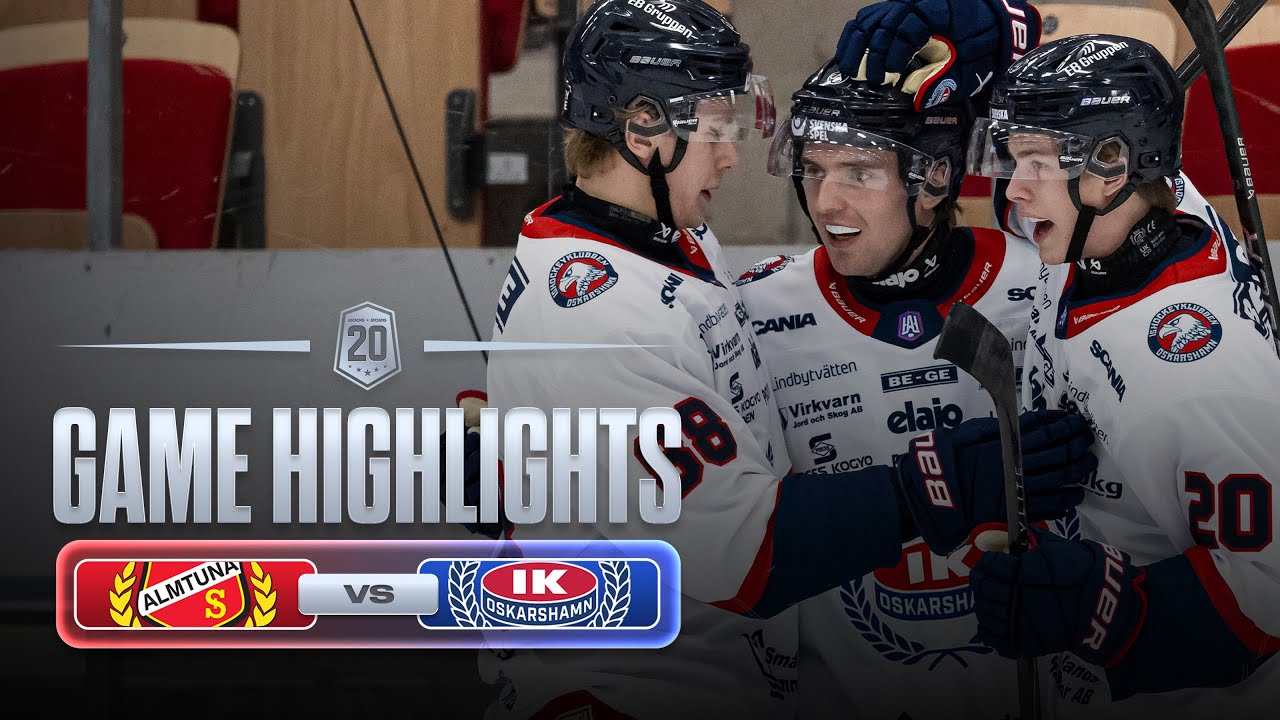 Almtuna vs. IK Oskarshamn | Highlights 10/10