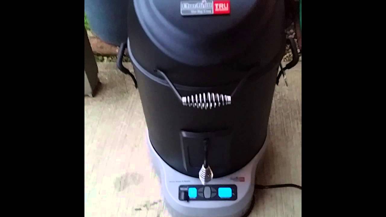 Roast Chicken in the CharBroil 2 in 1 Smoker and Roaster