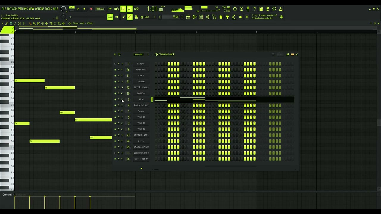 Yeat - LOOSE LEAF (Instrumantal remake)