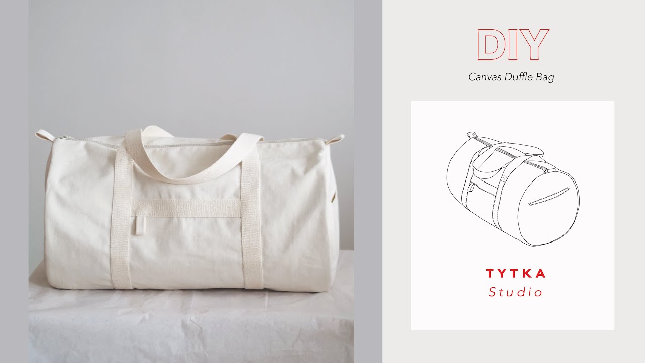 How to make a Duffle Bag ( DIY tutorial + pattern ) / TYTKA