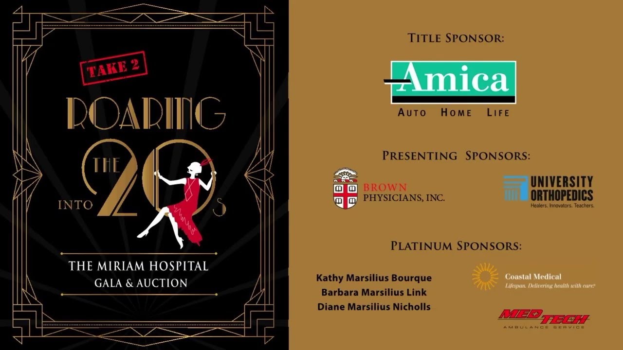 The Miriam Hospital Gala & Auction &ndash; Roaring into the 20s Virtual Event