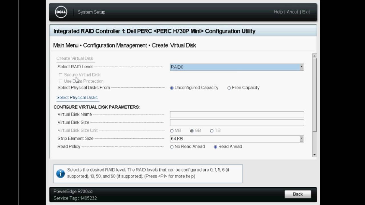 Performing Online Capacity Expansion on PERC controller