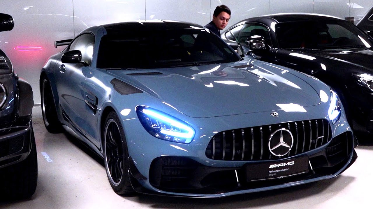 Mercedes AMG GTR Pro 2020 года | BRUTAL FULL Обзор Китай Blue Sound Exhaust Интерьер Экстерьер