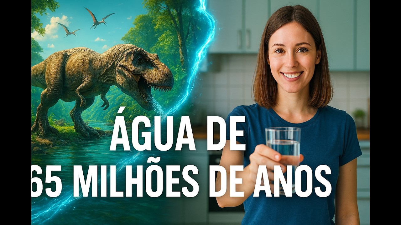 Você está bebendo xixi de dinossauro? A ciência do ciclo da água 🦖💧