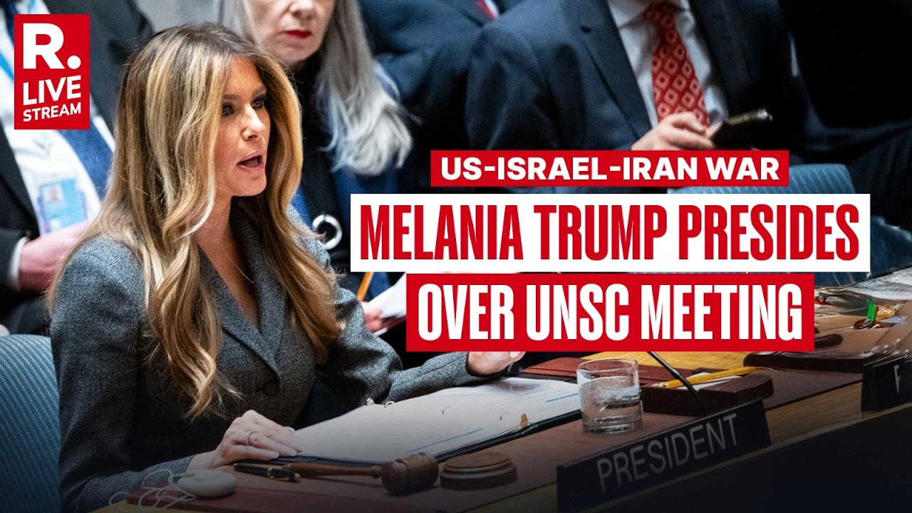 LIVE: Melania Trump At UN Security Council Meeting On Children In Conflict As US Attacks Iran